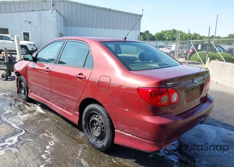 2008 Toyota Corolla S из США, поврежденный, VIN 1NXBR32E68Z012629